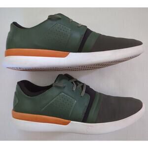 Under Armour Green Black Orange Runaway Low Sneakers 1297596-789] Men's Size 11